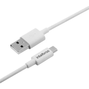 CABO USB - USB-C 1,2M PVC BRANCO EUAC 12PB