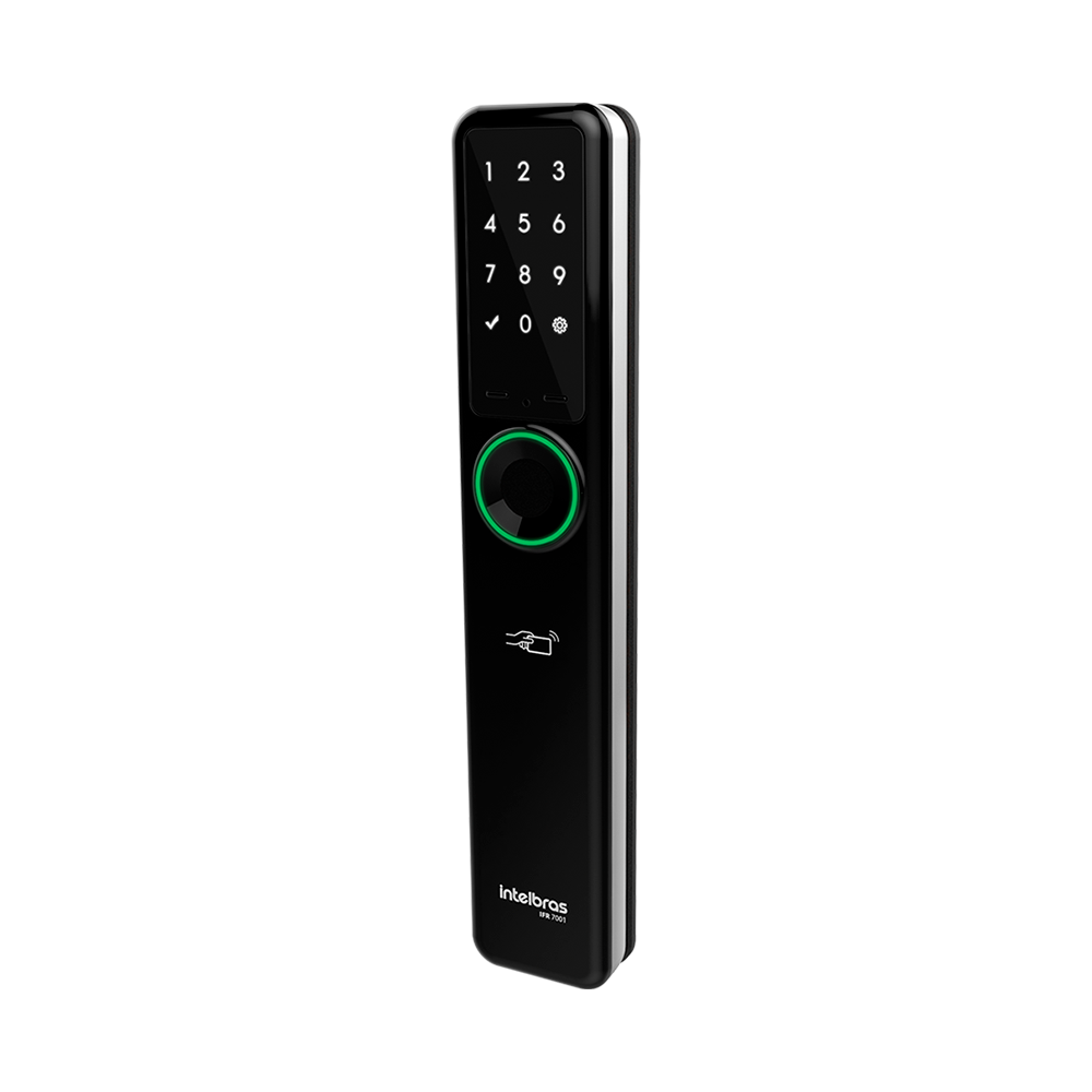 Fechadura Inteligente Izy Smart de Embutir Sem Maçaneta IFR 7001 Preto Intelbras - Imagem 3