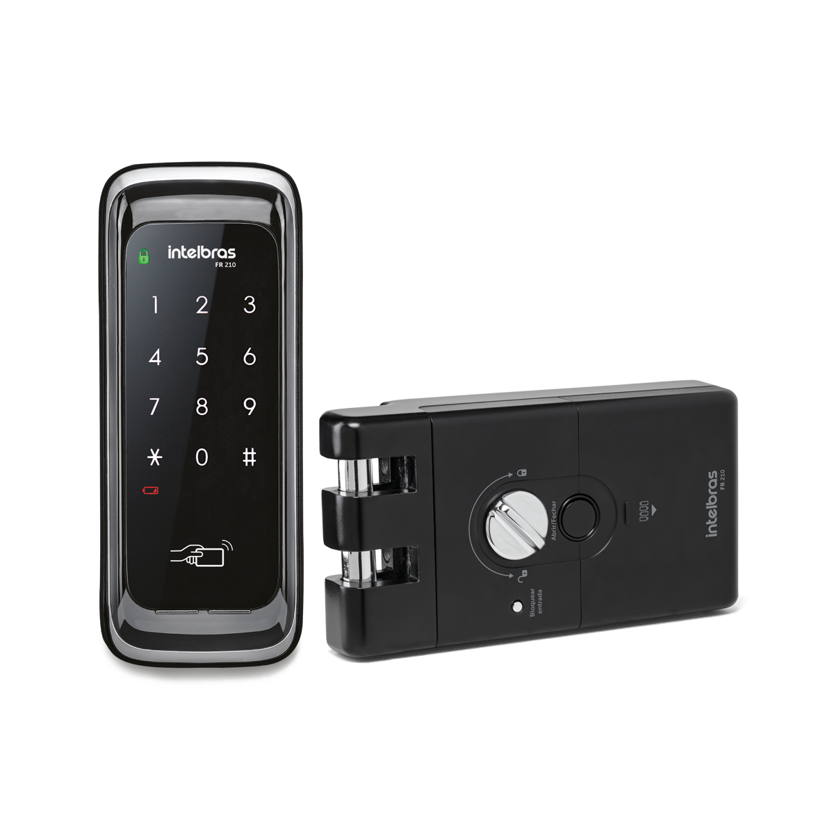 Fechadura Digital FR 210 Preto Intelbras - Imagem 2
