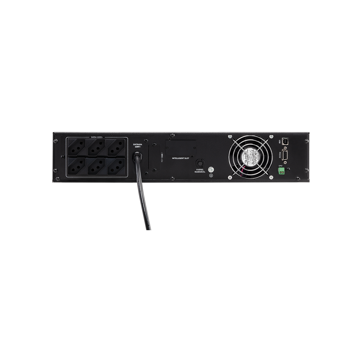 intelbras Nobreak Online Rack Torre DNB 1.5kVA 120V RT Preto, Grande