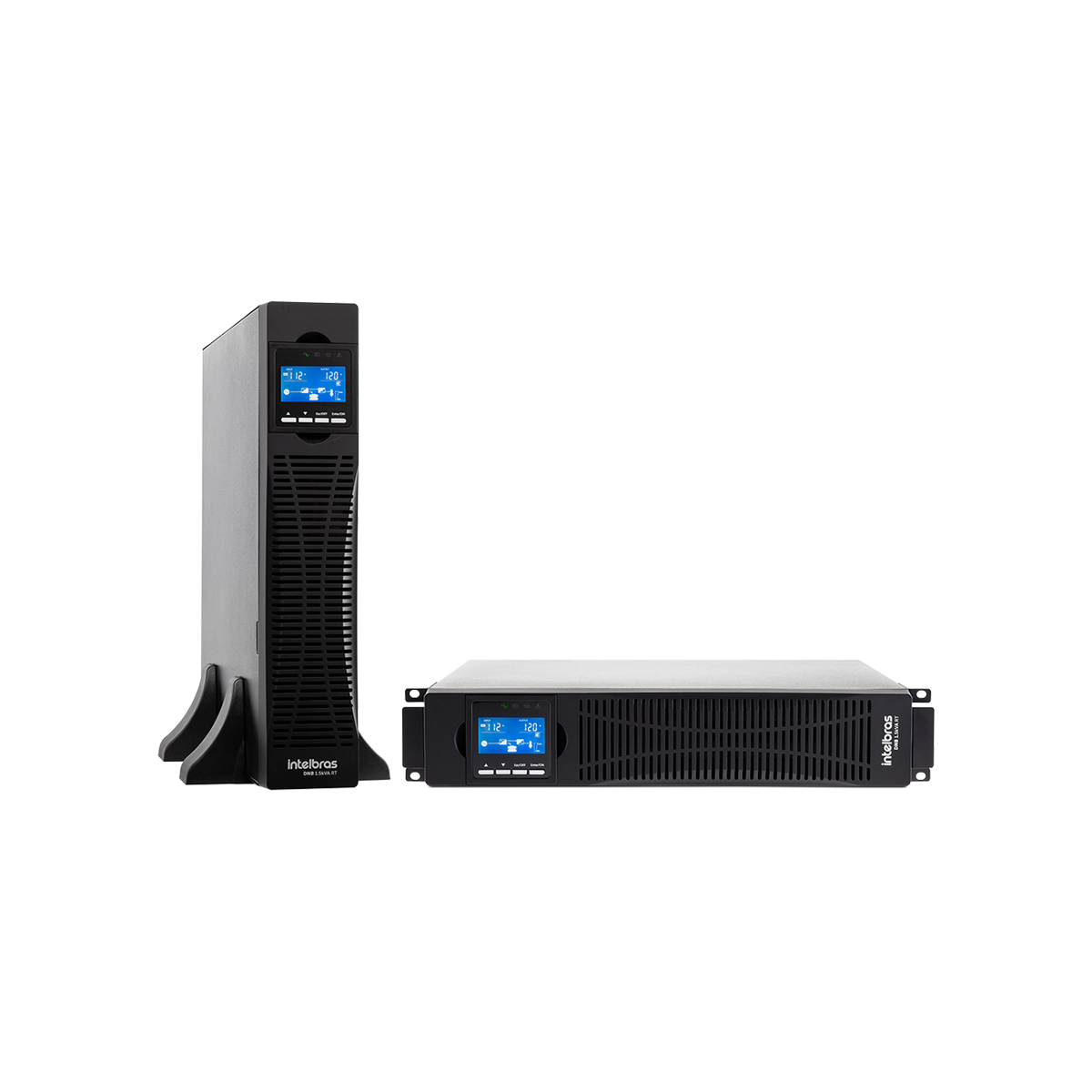 intelbras Nobreak Online Rack Torre DNB 1.5kVA 120V RT Preto, Grande - Imagem 2