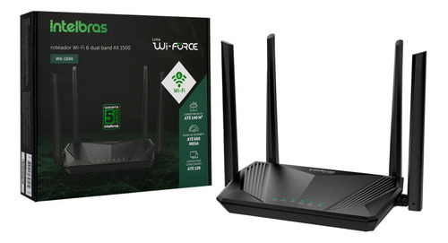 Roteador Wi-Fi 6 Dual band W6-1500 Intelbras - Imagem 5