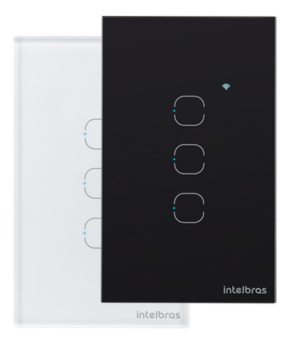 Interruptor Touch Inteligente Zigbee com 3 Teclas EZS 1003 Preto Intelbras - Imagem 2