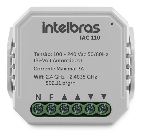 Acionador de Cortinas Smart Wi-Fi IAC 110 Intelbras