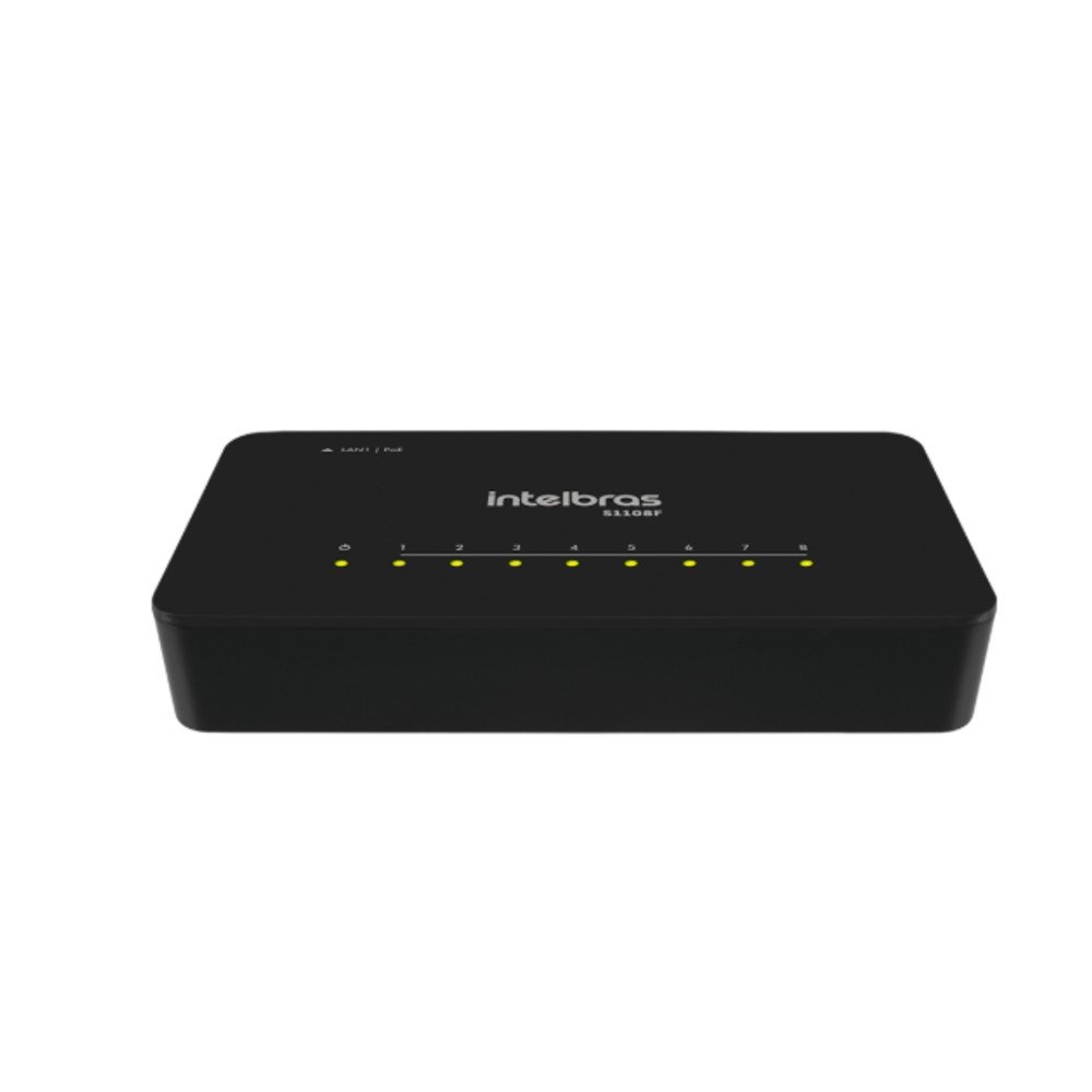 SWITCH NAO GERENCIAVEL FAST ETHERNET 8 PORTAS S1108F