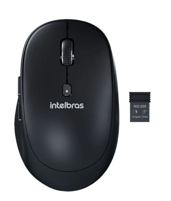 Mouse Sem Fio MSI200 Preto Intelbras
