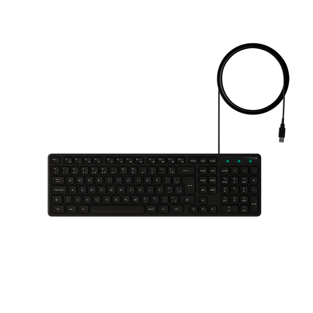 Teclado Com Fio TCI 10 Preto Intelbras