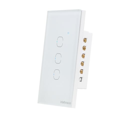 INTERRUPTOR SMART WI-FI TOUCH 3 BRANCO EWS 1003 - Imagem 2