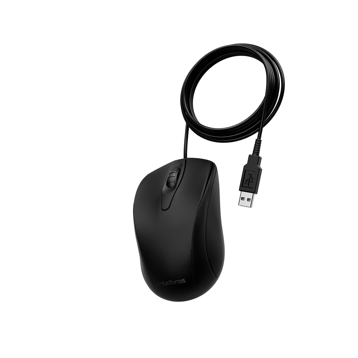 Mouse Com Fio MCI 10 Preto Intelbras - Imagem 2